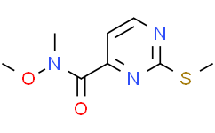 N-甲氧基-N-甲基-2-(甲硫基)嘧啶-4-酰胺