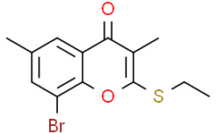 8-bromo-2-ethylsulfanyl-3,6-dimethyl-chromen-4-one