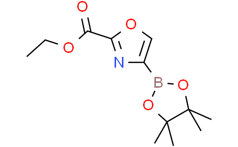 ethyl 4-(4,4,5,5-tetramethyl-1,3,2-dioxaborolan-2-yl)oxazole-2-carboxylate