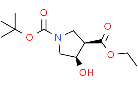 1-tert-butyl O3-ethyl cis-4-hydroxypyrrolidine-1,3-dicarboxylate