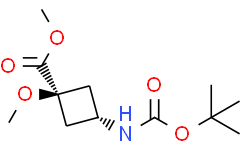 methyl cis-3-(tert-butoxycarbonylamino)-1-methoxy-cyclobutanecarboxylate