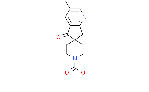 tert-butyl 3-methyl-5-oxo-spiro[7H-cyclopenta[b]pyridine-6,4'-piperidine]-1'-carboxylate