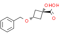 trans-3-benzyloxy-1-hydroxy-cyclobutanecarboxylic acid