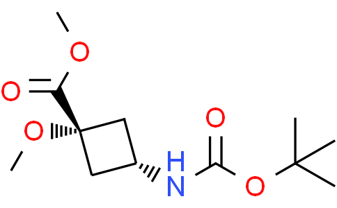 methyl trans-3-(tert-butoxycarbonylamino)-1-methoxy-cyclobutanecarboxylate