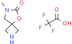 7-methyl-5-oxa-2，7-diazaspiro[3.4]octan-6-one;2，2，2-trifluoroacetic acid
