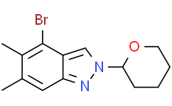 4-bromo-5,6-dimethyl-2-tetrahydropyran-2-yl-indazole