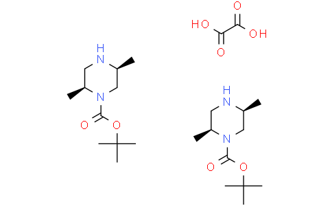 tert-butyl (2S,5S)-2,5-dimethylpiperazine-1-carboxylate hemi(oxalic acid)