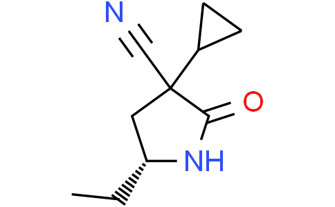 (5R)-3-cyclopropyl-5-ethyl-2-oxo-pyrrolidine-3-carbonitrile