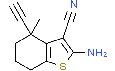 2-amino-4-ethynyl-4-methyl-6,7-dihydro-5H-benzothiophene-3-carbonitrile