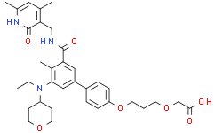 Tazemetostat de(methylene morpholine)-O-C3-O-C-COOH