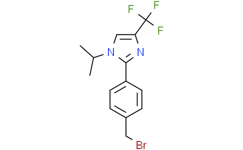 2-[4-(bromomethyl)phenyl]-1-isopropyl-4-(trifluoromethyl)imidazole
