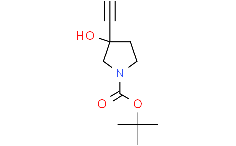 tert-butyl 3-ethynyl-3-hydroxypyrrolidine-1-carboxylate
