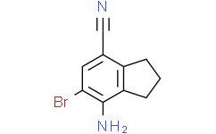 7-氨基-6-溴-2,3-二氢-1H-茚-4-甲腈
