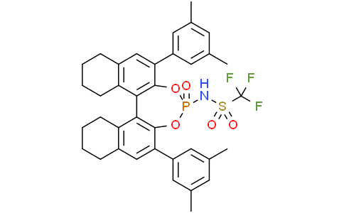 (11bR)-N-(2,6-Bis(3,5-dimethylphenyl)-4-oxido-8,9,10,11,12,13,14,15-octahydrodinaphtho[2,1-d:1',2'-f][1,3,2]dioxaphosphepin-4-yl)-1,1,1-trifluoromethanesulfonamideCas:2757287-65-1