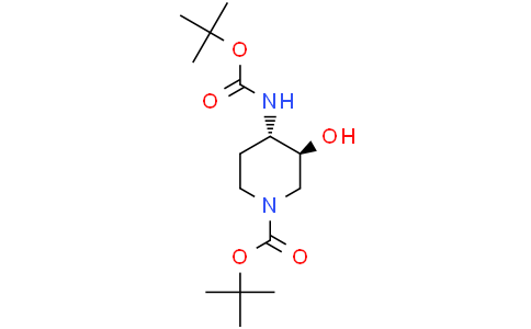 tert-butyl (3S,4S)-4-(tert-butoxycarbonylamino)-3-hydroxy-piperidine-1-carboxylate