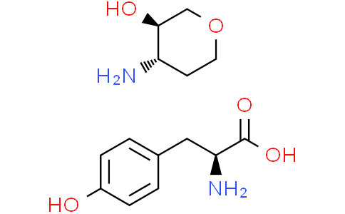 (2S)-2-acetoxy-2-phenyl-acetic acid (3R,4S)-4-aminotetrahydropyran-3-ol
