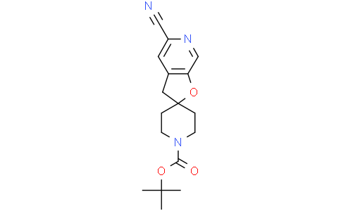 tert-butyl 5-cyanospiro[3H-furo[2,3-c]pyridine-2,4'-piperidine]-1'-carboxylate