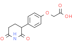 2-[4-(2,6-dioxo-3-piperidyl)phenoxy]acetic acid