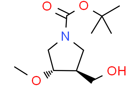 tert-butyl trans-3-(hydroxymethyl)-4-methoxy-pyrrolidine-1-carboxylate