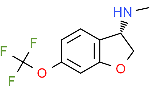 (3S)-N-methyl-6-(trifluoromethoxy)-2,3-dihydrobenzofuran-3-amine