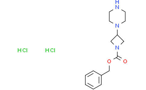 benzyl 3-piperazin-1-ylazetidine-1-carboxylate dihydrochloride