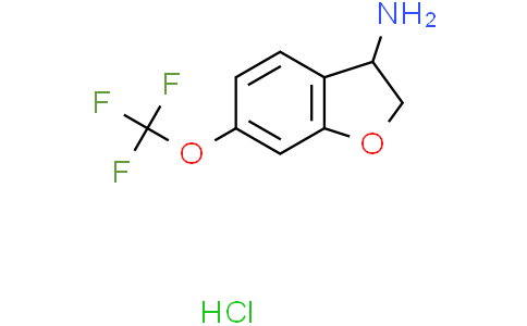 6-(trifluoromethoxy)-2,3-dihydrobenzofuran-3-amine hydrochloride
