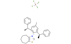 (CDU-NHC-01)3-(4-甲基-2，6-双((R)-1-苯乙基)苯基)-5，6，7，8-四氢-4H-环庚[d]噻唑-3-鎓 四氟硼酸盐