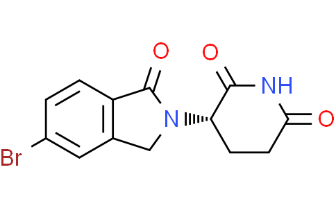 (3S)-3-(5-bromo-1-oxo-isoindolin-2-yl)piperidine-2,6-dione