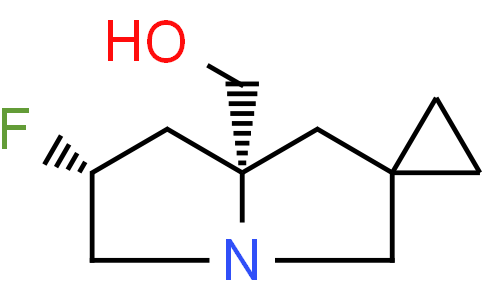 (2R,8R)-2-fluorospiro[2,3,5,7-tetrahydro-1H-pyrrolizine-6,1'-cyclopropane]-8-yl]methanol