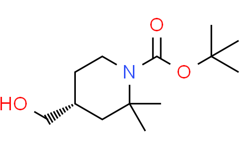 tert-butyl (4R)-4-(hydroxymethyl)-2,2-dimethyl-piperidine-1-carboxylate