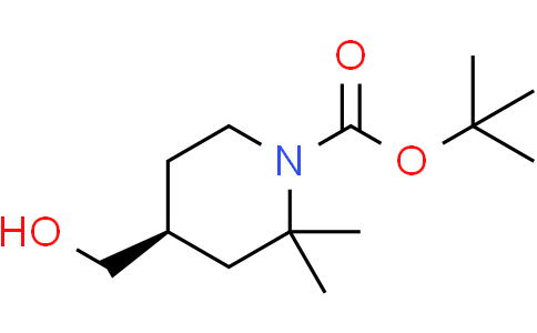 tert-butyl (4S)-4-(hydroxymethyl)-2,2-dimethyl-piperidine-1-carboxylate