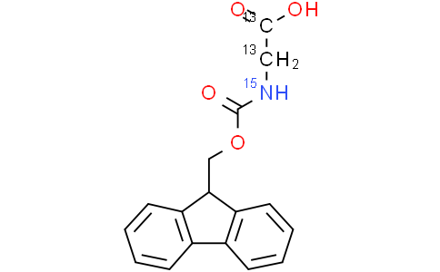 (((9H-Fluoren-9-yl)methoxy)carbonyl)glycine-13C2-15NCas:285978-13-4