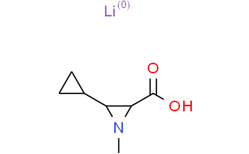 (2R,3R)-3-环丙基-1-甲基氮丙啶-2-羧酸锂