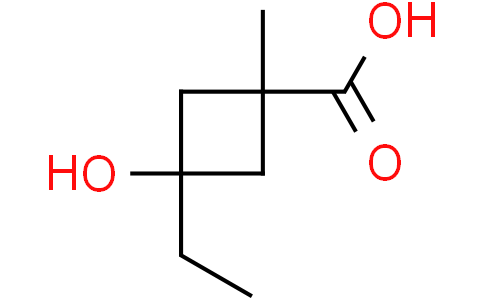 cis-3-ethyl-3-hydroxy-1-methylcyclobutanecarboxylic acid