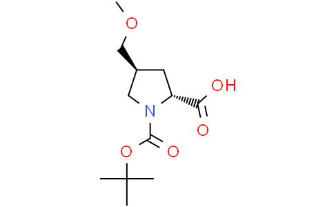 (2R,4S)-1-tert-butoxycarbonyl-4-(methoxymethyl)pyrrolidine-2-carboxylic acid