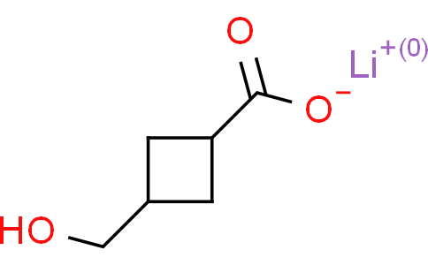 trans-3-(hydroxymethyl)cyclobutanecarboxylic acid lithium salt