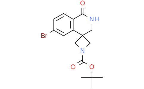 tert-butyl 6-bromo-1-oxo-spiro[2,3-dihydroisoquinoline-4,3'-azetidine]-1'-carboxylate