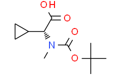 (2R)-2-[tert-butoxycarbonyl(methyl)amino]-2-cyclopropyl-acetic acid