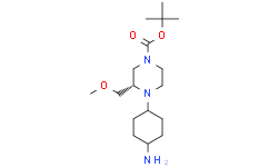 tert-butyl (3S)-cis-4-(4-aminocyclohexyl)-3-(methoxymethyl)piperazine-1-carboxylate