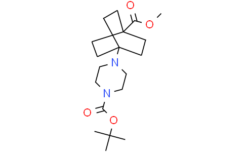 tert-butyl 4-(4-methoxycarbonyl-1-bicyclo[2.2.2]octanyl)piperazine-1-carboxylate