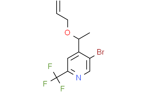 4-(1-allyloxyethyl)-5-bromo-2-(trifluoromethyl)pyridine