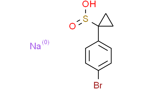 1-(4-bromophenyl)cyclopropanesulfinic acid sodium salt