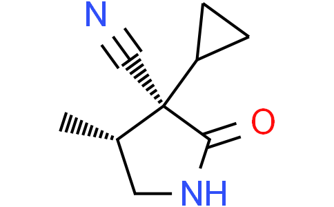 (3R,4R)-3-cyclopropyl-4-methyl-2-oxo-pyrrolidine-3-carbonitrile