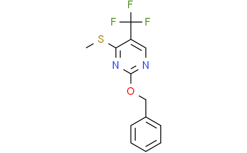 2-benzyloxy-4-methylsulfanyl-5-(trifluoromethyl)pyrimidine