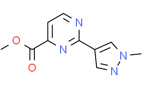 methyl 2-(1-methylpyrazol-4-yl)pyrimidine-4-carboxylate