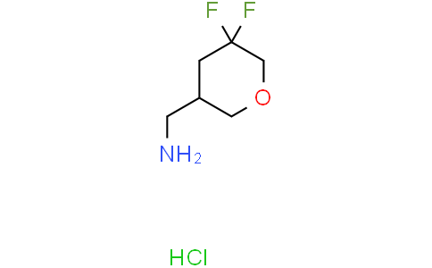(5,5-difluorotetrahydropyran-3-yl)methanamine hydrochloride
