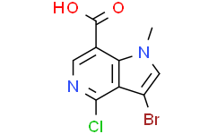 3-bromo-4-chloro-1-methyl-pyrrolo[3,2-c]pyridine-7-carboxylic acid