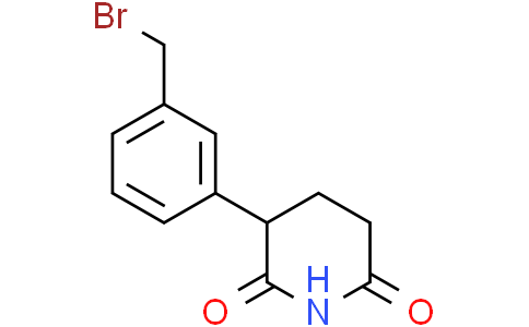 3-[3-(bromomethyl)phenyl]piperidine-2,6-dione