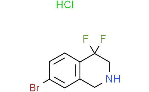 7-bromo-4,4-difluoro-2,3-dihydro-1H-isoquinoline hydrochloride