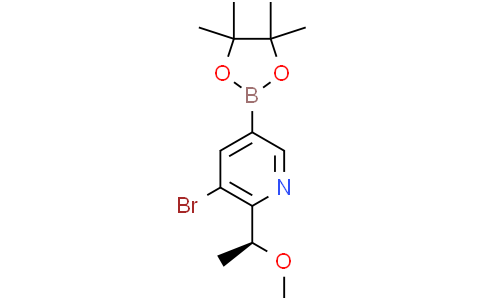 (S)-3-溴-2-(1-甲氧基乙基)-5-(4,4,5,5-四甲基-1,3,2-二氧硼杂环戊烷-2-基)吡啶